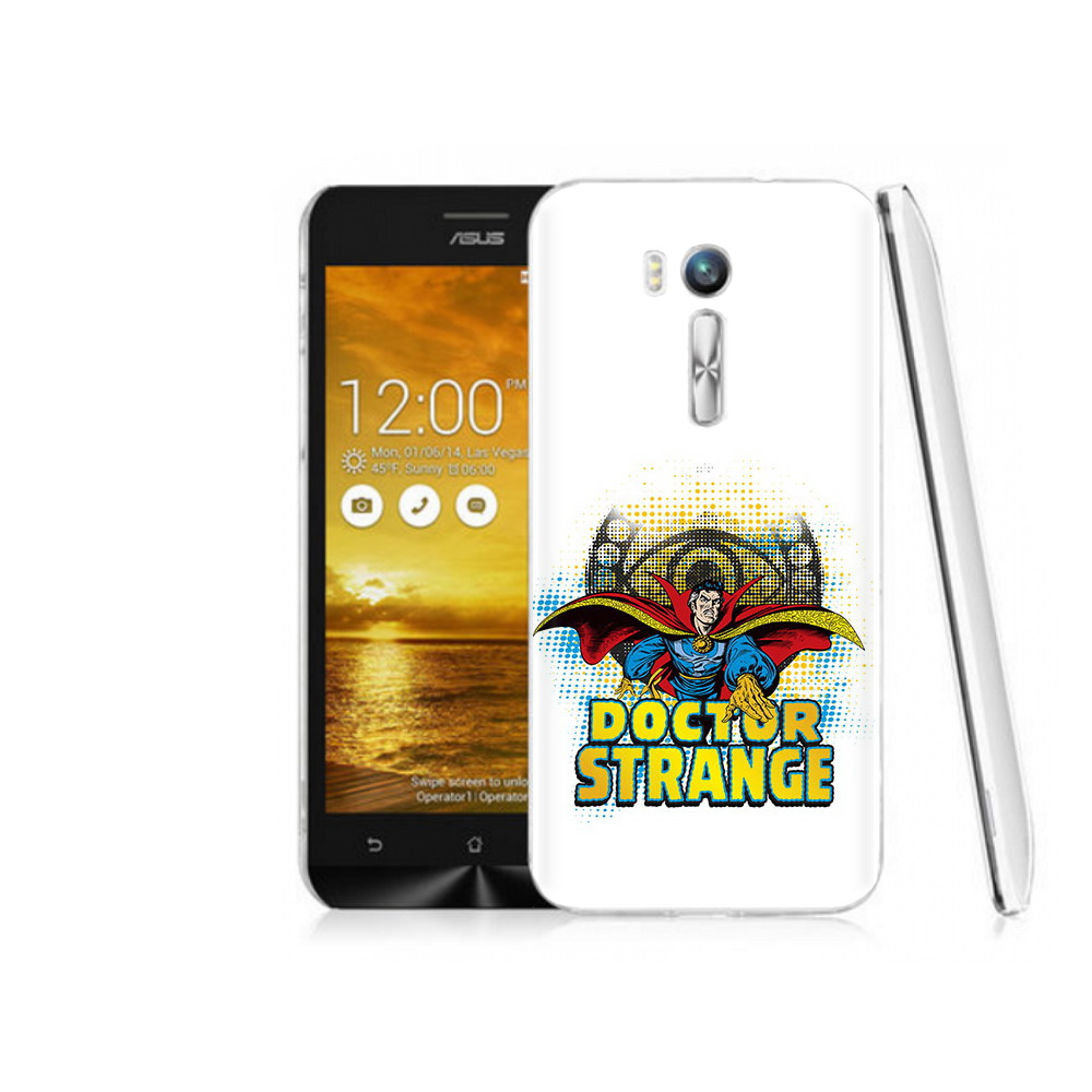 

Чехол MyPads Tocco для Asus ZenFone Go (ZB551KL) доктор стренж рисунок, Прозрачный, Tocco