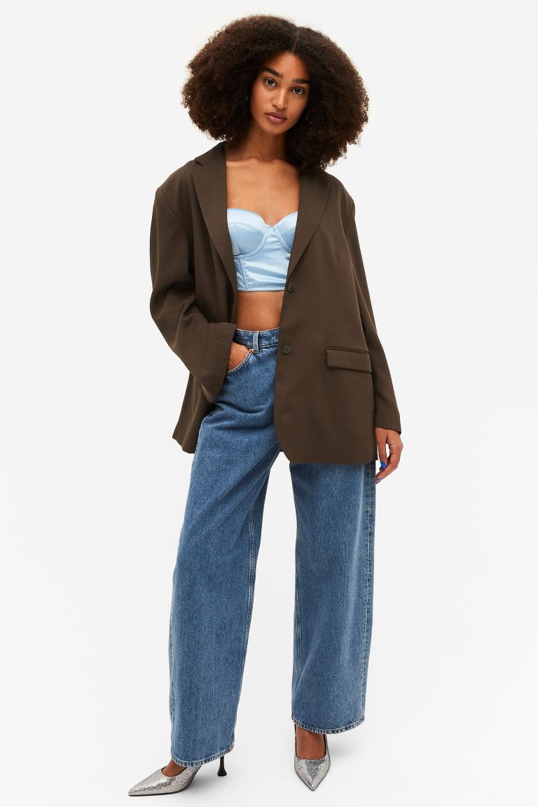 

Блейзер женский Monki 1104305001 коричневый XS (доставка из-за рубежа), 1104305001