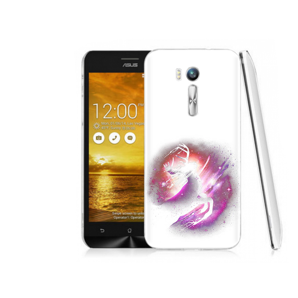 

Чехол MyPads Tocco для Asus ZenFone Go (ZB551KL) звездный олень, Прозрачный, Tocco