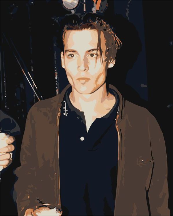 

Живопись по номерам Живопись по Номерам Джонни Депп 3 40x50, Джонни Депп 3