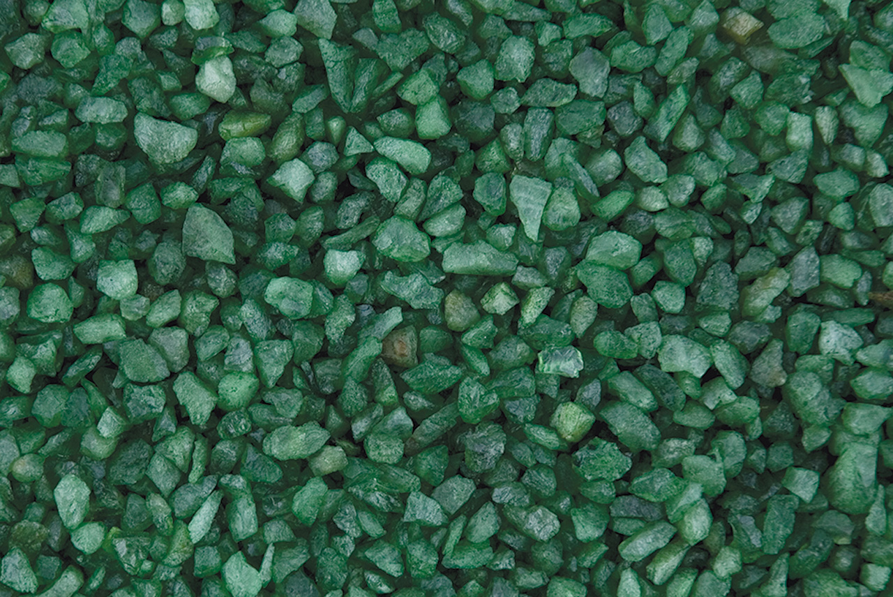 фото Грунт nobrand природный крашенный зеленый, 1 кг