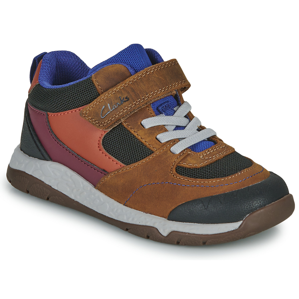 

Кроссовки детские Clarks 25694497, коричневый, 28, 25694497
