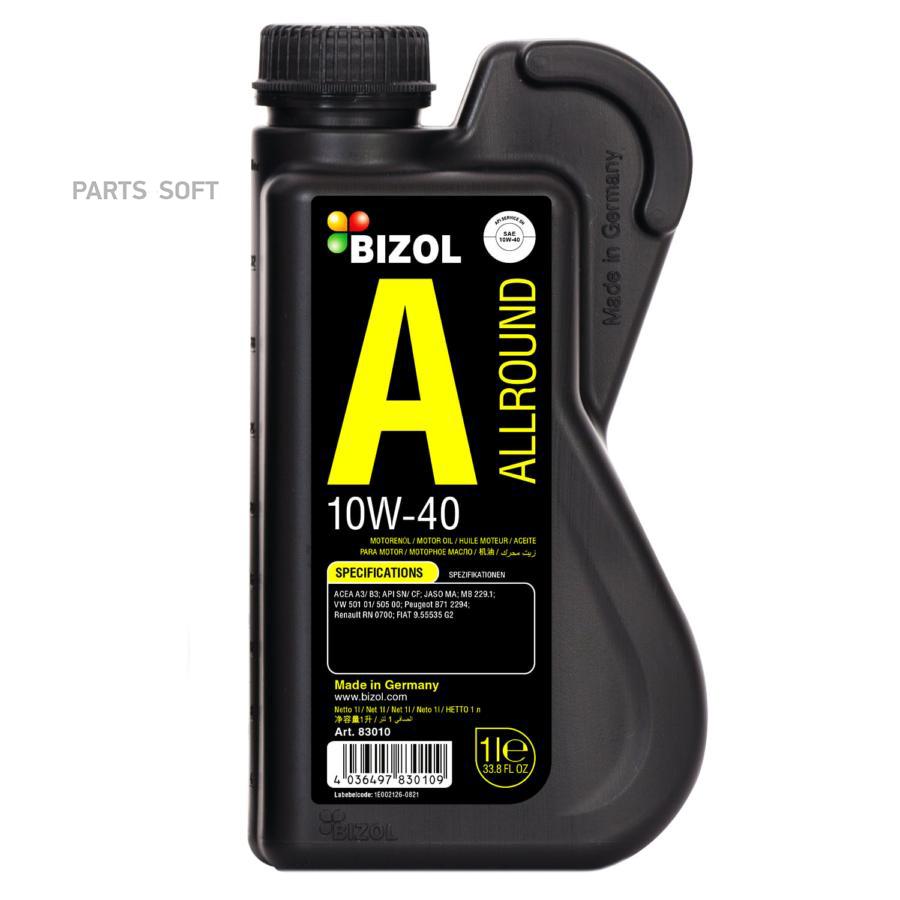 

Моторное масло BIZOL Allround 10W40 1л