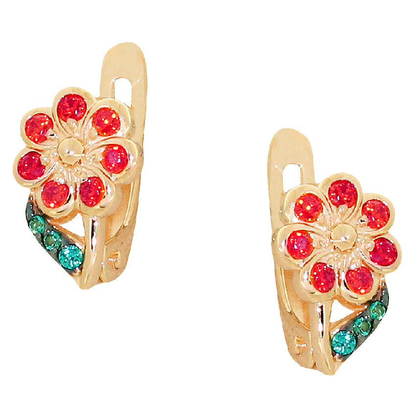 

Серьги из золота с фианитом Veronika С134-1156М3, С134-1156М3