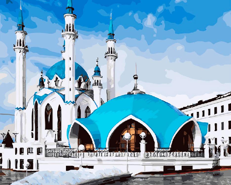 

Картина по номерам ВанГогВоМне Мечеть Кул-Шариф. Казань, 40x50, Мечеть Кул-Шариф. Казань