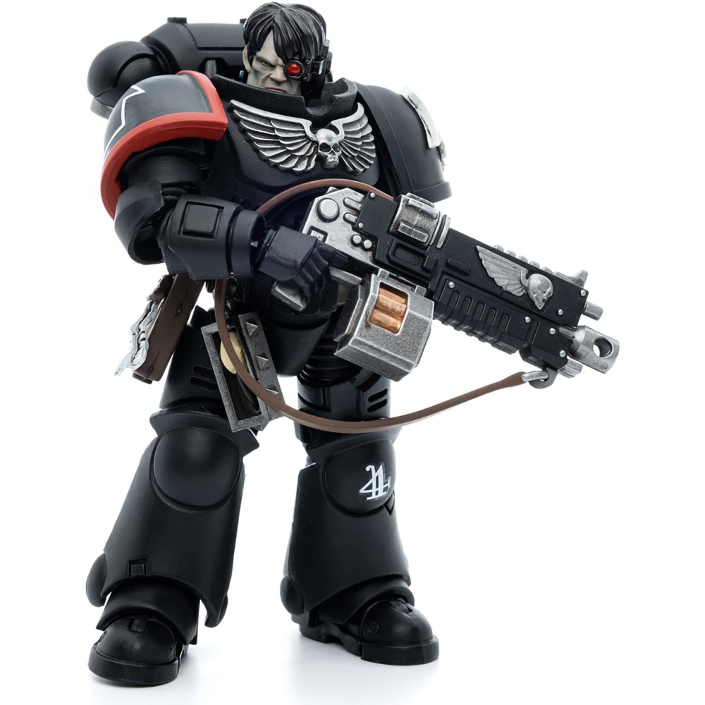 Фигурка JoyToy Warhammer 40K Raven Guard Intercessors Brother Nax 1:18 JJT4607 фигурка praetorian guard 2nd century ad 90004 5 4 см