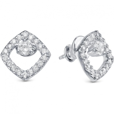 

Серьги с 38 фианитами из серебра Алкор серебро 02-1438_00КЦ-00, 02-1438_00КЦ-00
