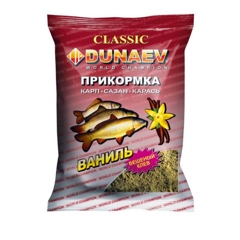 

Прикормка Dunaev CLASSIC 0.9кг КАРП-Ваниль, Коричневый, Classic