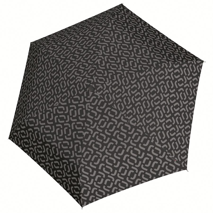 

Зонт механический Pocket mini signature black