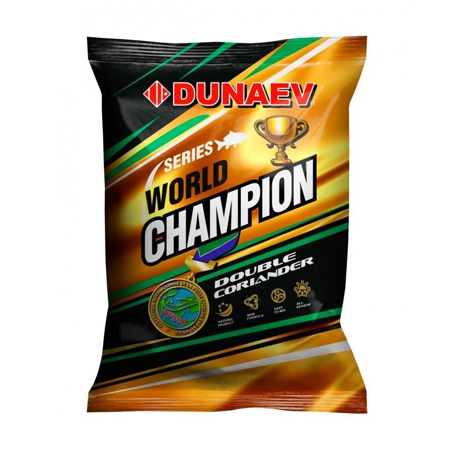 Прикормка Dunaev WORLD CHAMPION 1кг Double Coriander