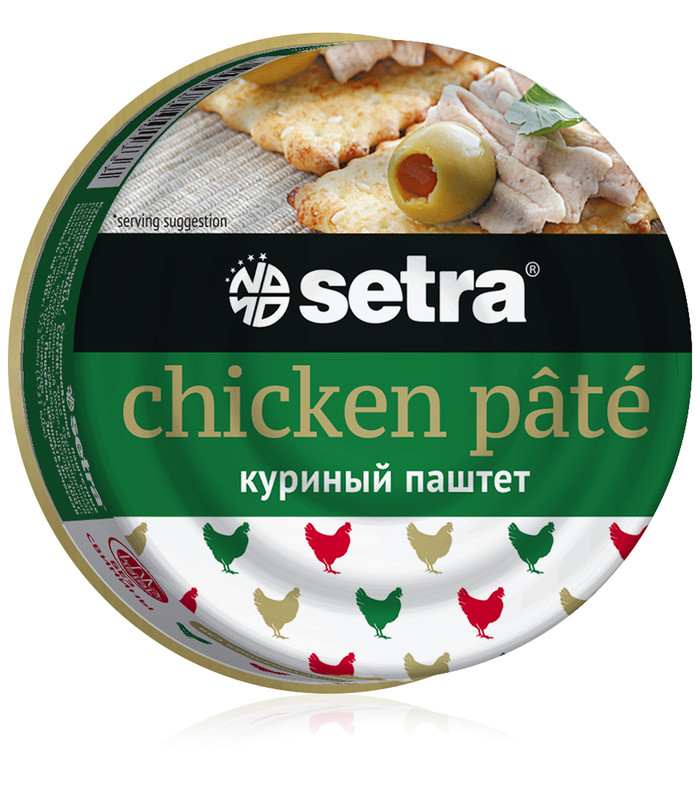 

Паштет Setra куриный, 100 г