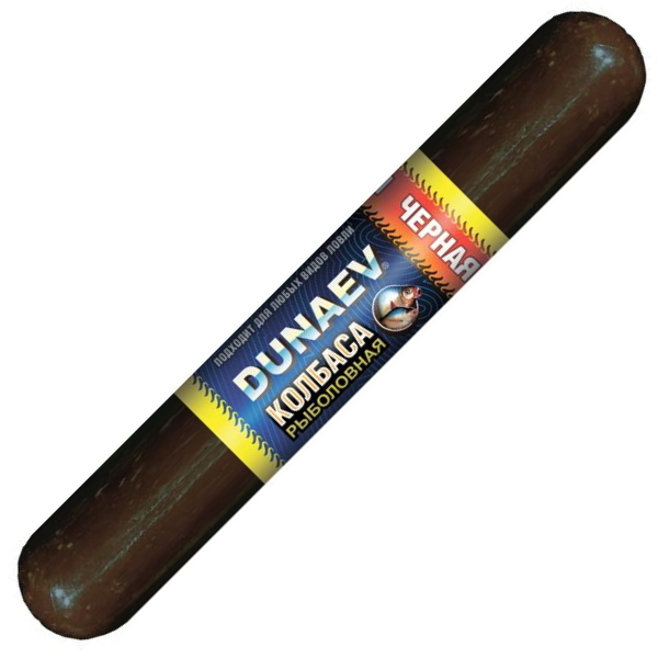 

Прикормка Dunaev КОЛБАСА 0.75кг ЧЁРНАЯ, Коричневый, FDL014