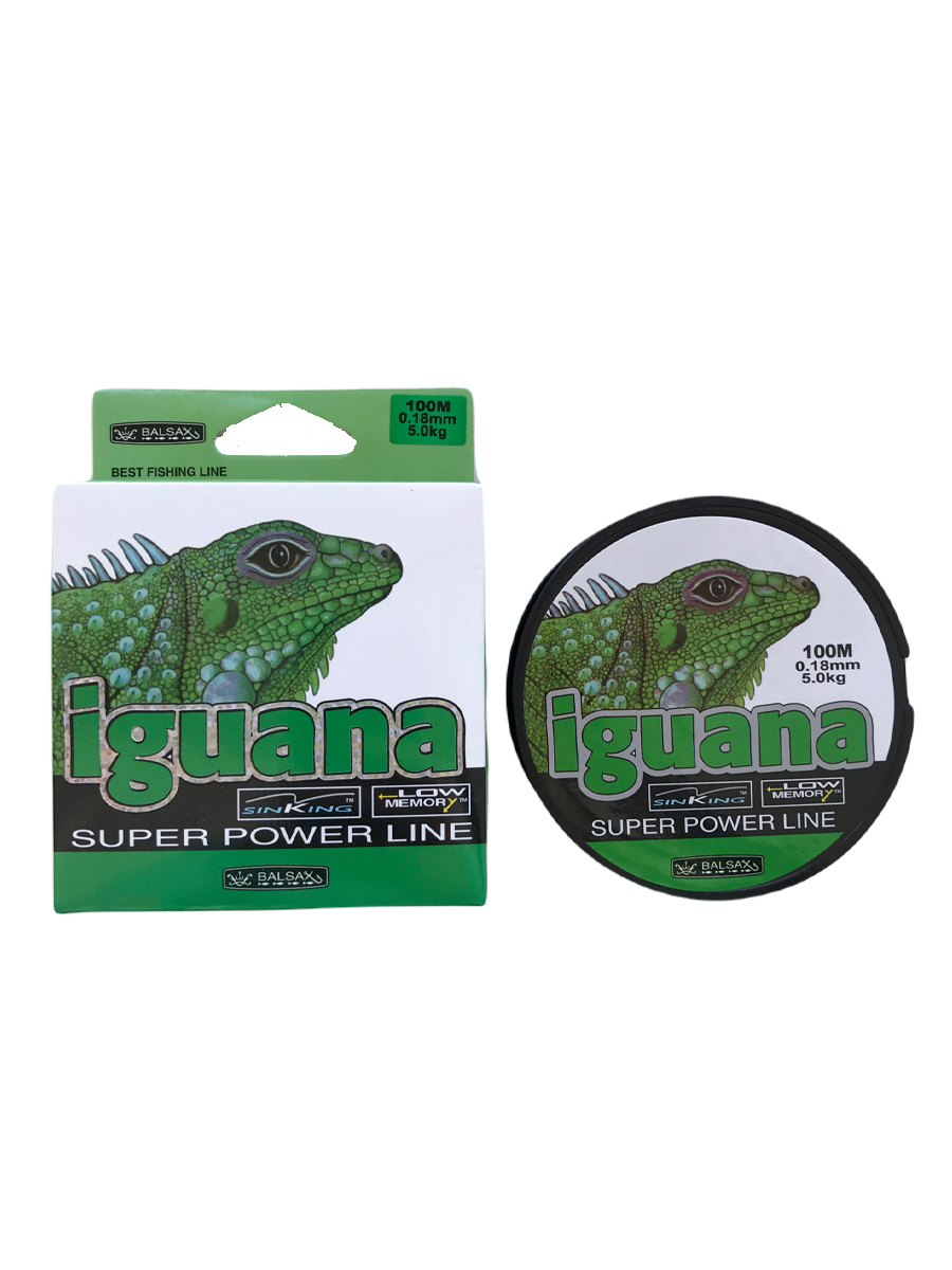 

Леска для рыбалки Iguana 0,18мм - 5 кг - 100м, Прозрачный