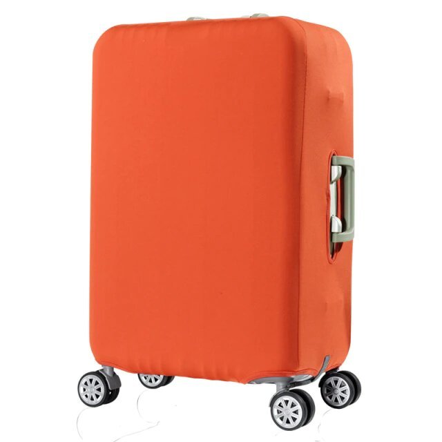 Чехол для чемодана оранжевый размер L