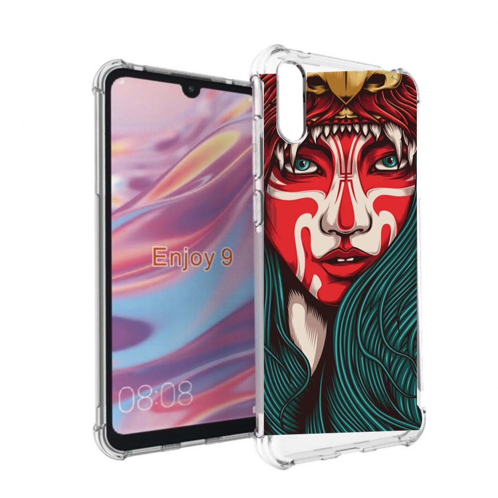 

Чехол бампер MyPads девушка-в-маскировке для Huawei Enjoy 9, Прозрачный, Tocco