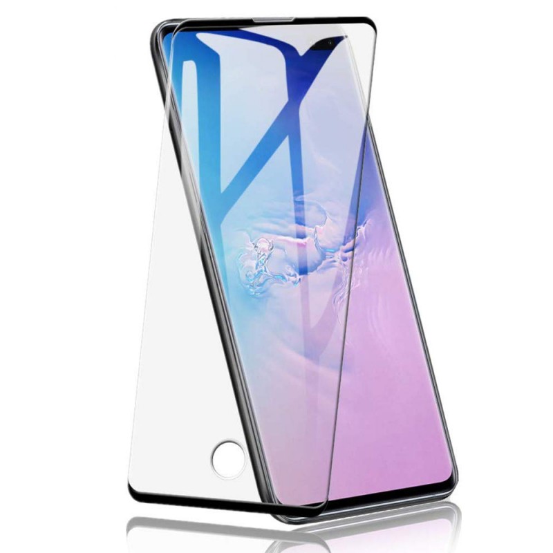 

Защитное стекло для Samsung Galaxy S10 (Черное), Galaxy S10