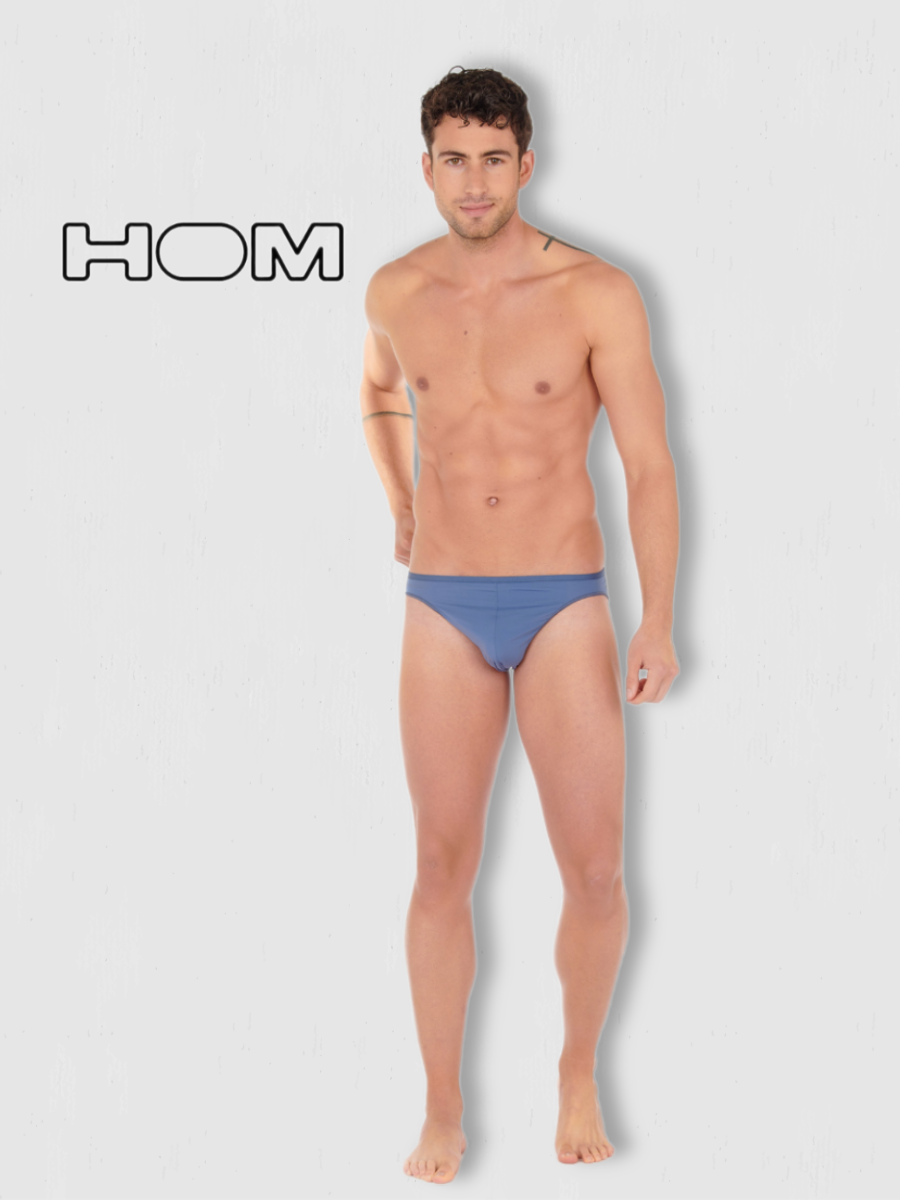 

Трусы мужские Hom 404756 синие M, Синий, 404756