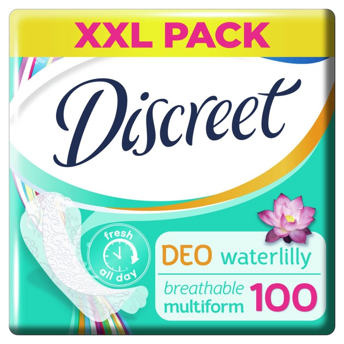 

Ежедневные прокладки Discreet Deo Water Lily Multiform, 100 шт.
