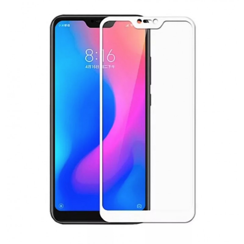 

Защитное стекло для Xiaomi Mi A2 Lite/Redmi 6 Pro (Белое), Mi A2 Lite/Redmi 6 Pro