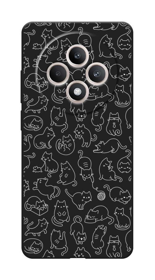 

Чехол Awog на Oppo Reno 12F "Шкодливые котики", Прозрачный;бежевый, 2517852-1