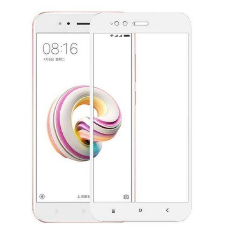 Защитное стекло для Xiaomi Mi A1/Mi 5X (Белое)