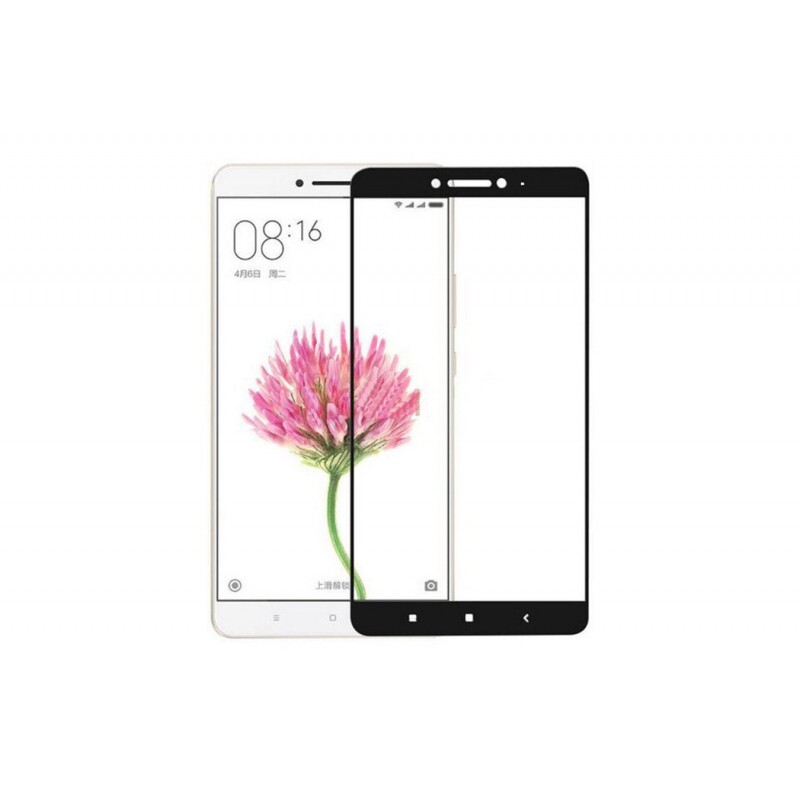 

Защитное стекло для Xiaomi Mi Max 2 (Черное), Mi Max 2