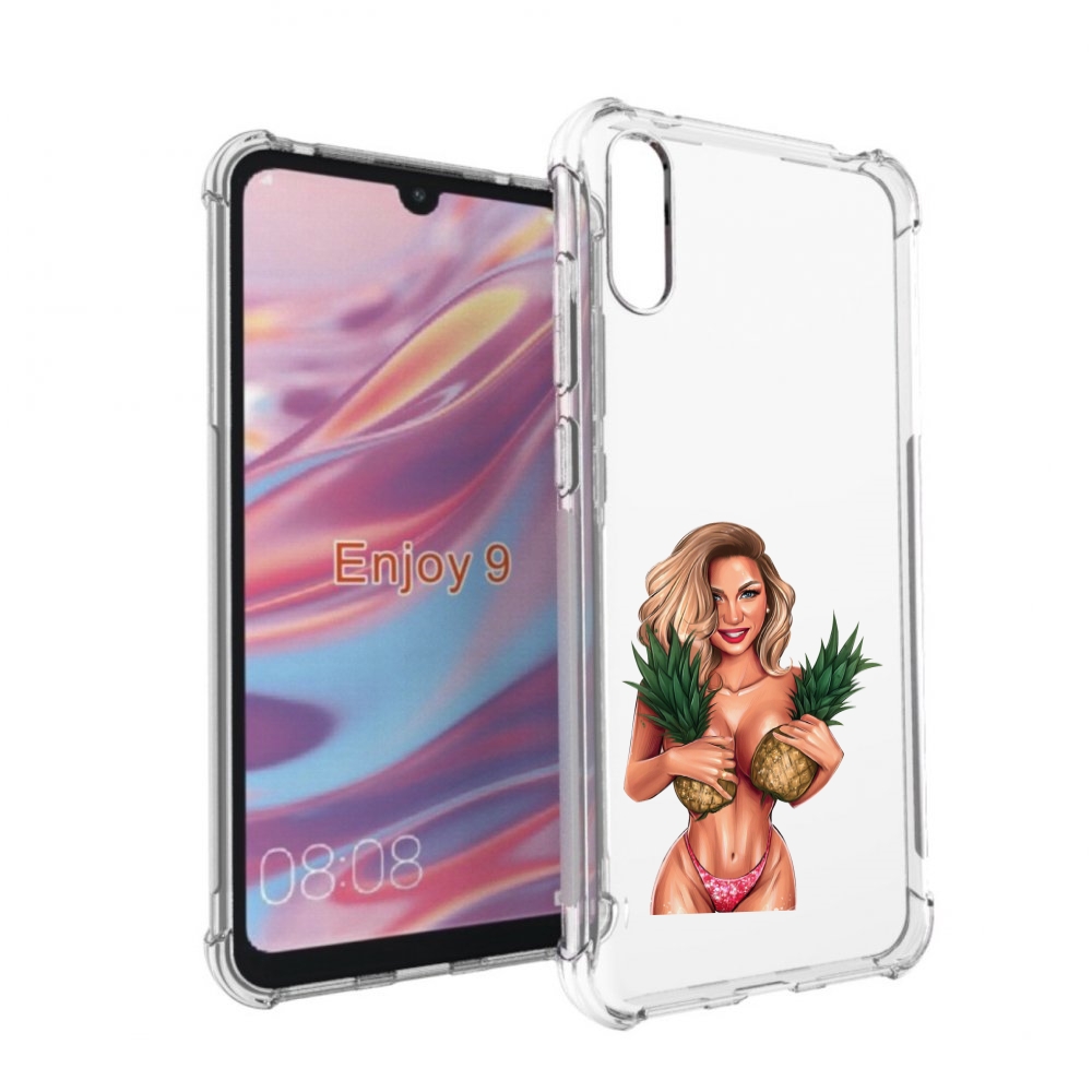 

Чехол бампер MyPads девушка-с-ананасами женский для Huawei Enjoy, Прозрачный, Tocco