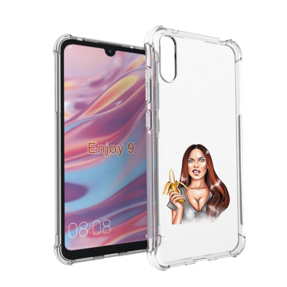 

Чехол бампер MyPads девушка-с-бананом для Huawei Enjoy 9, Прозрачный, Tocco