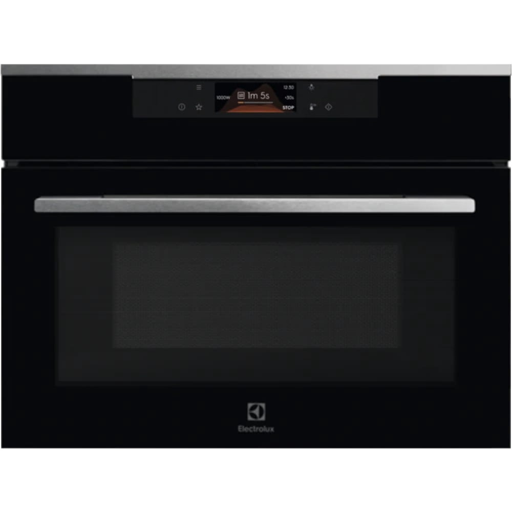

Встраиваемый электрический духовой шкаф Electrolux KVLBE08X черный, KVLBE08X