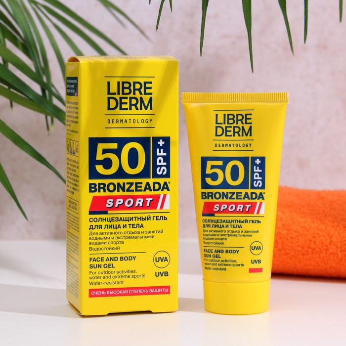 

Солнцезащитный гель для лица и тела LIBREDERM sport 50 SPF+, 50 мл