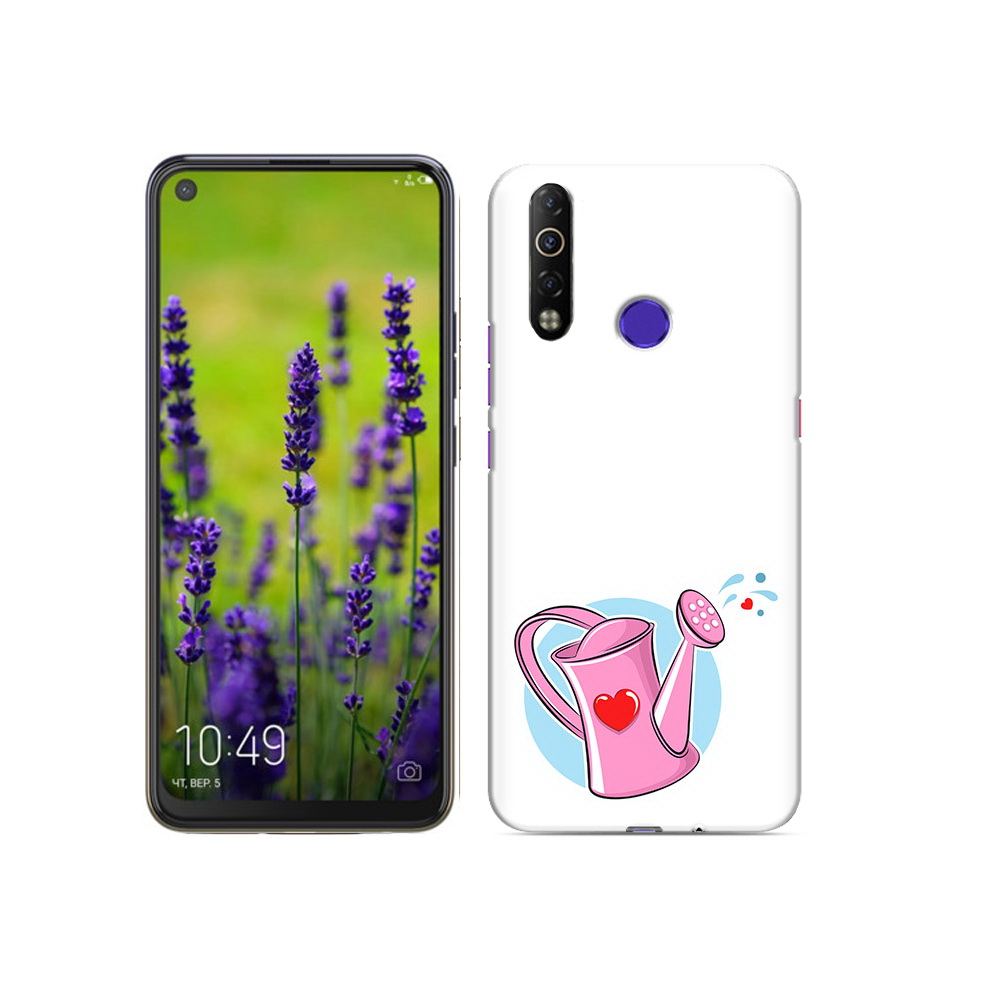 

Чехол MyPads Tocco для Tecno Camon 12 Air Лейка любви 14 февраля, Прозрачный, Tocco