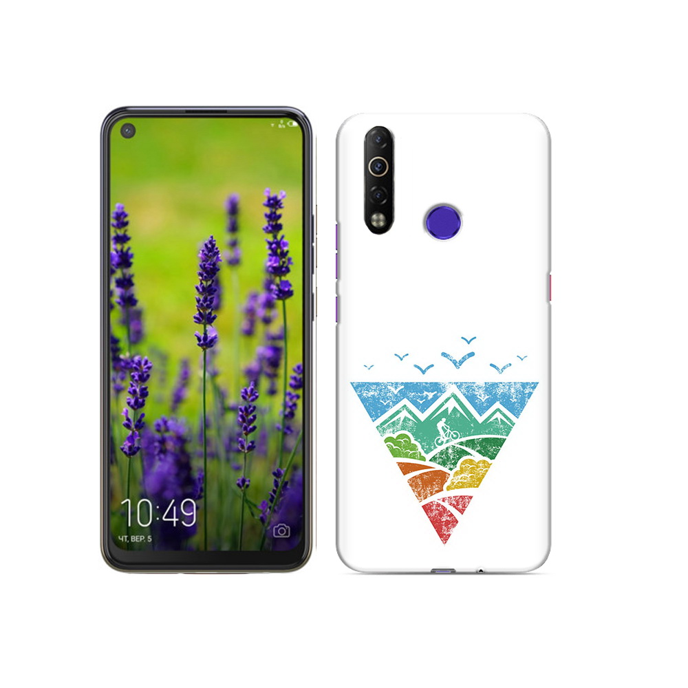 

Чехол MyPads Tocco для Tecno Camon 12 Air Лес земля море чайки, Прозрачный, Tocco