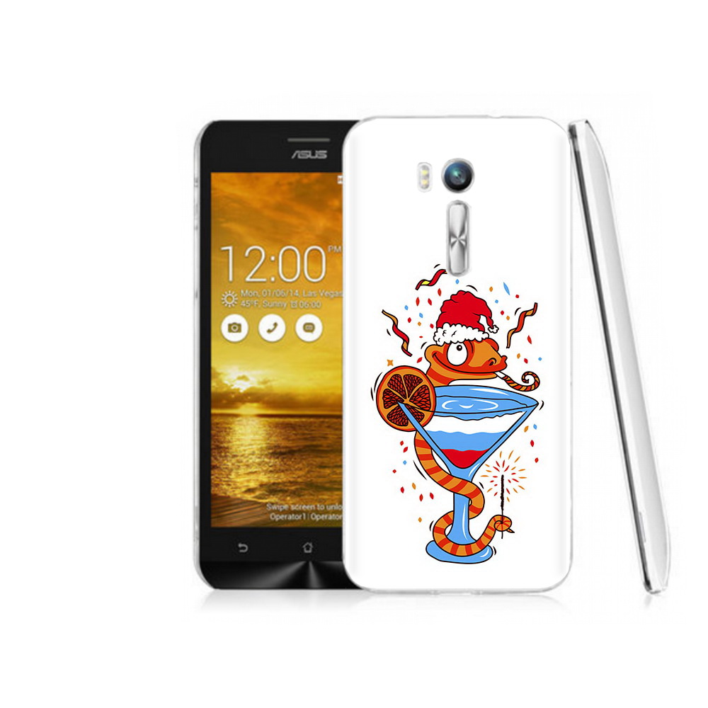 Чехол MyPads Tocco для Asus ZenFone Go (ZB551KL) змейка