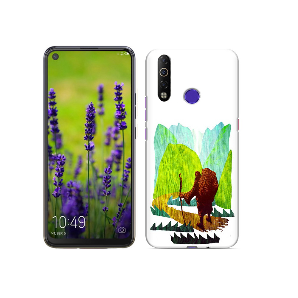 

Чехол MyPads Tocco для Tecno Camon 12 Air Лесная тропа, Прозрачный, Tocco
