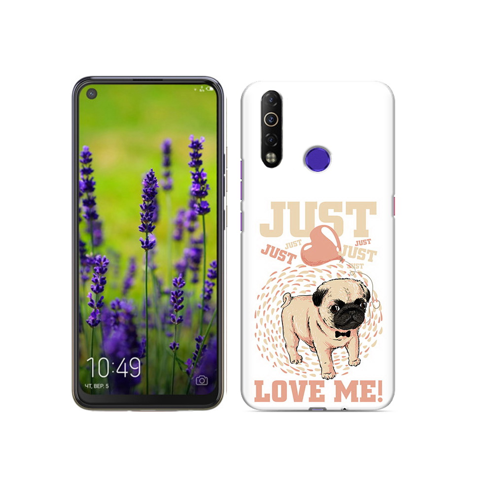 

Чехол MyPads Tocco для Tecno Camon 12 Air Люби меня, Прозрачный, Tocco