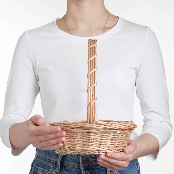 

Корзина Карина, №1, Dдно=14 см, Dверх=22 см, H=7/25 см, лоза