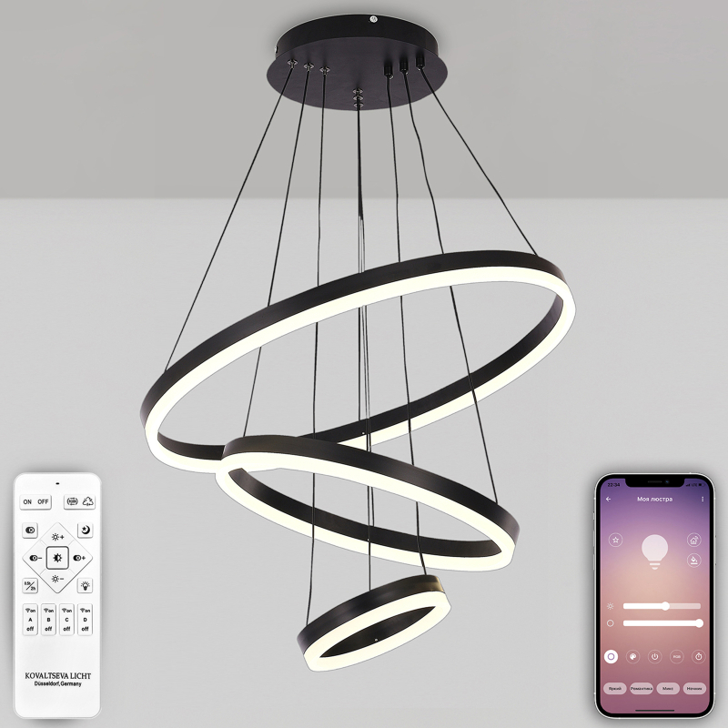 

Подвесная люстра Natali Kovaltseva Oreol LED LAMPS 81278, Oreol