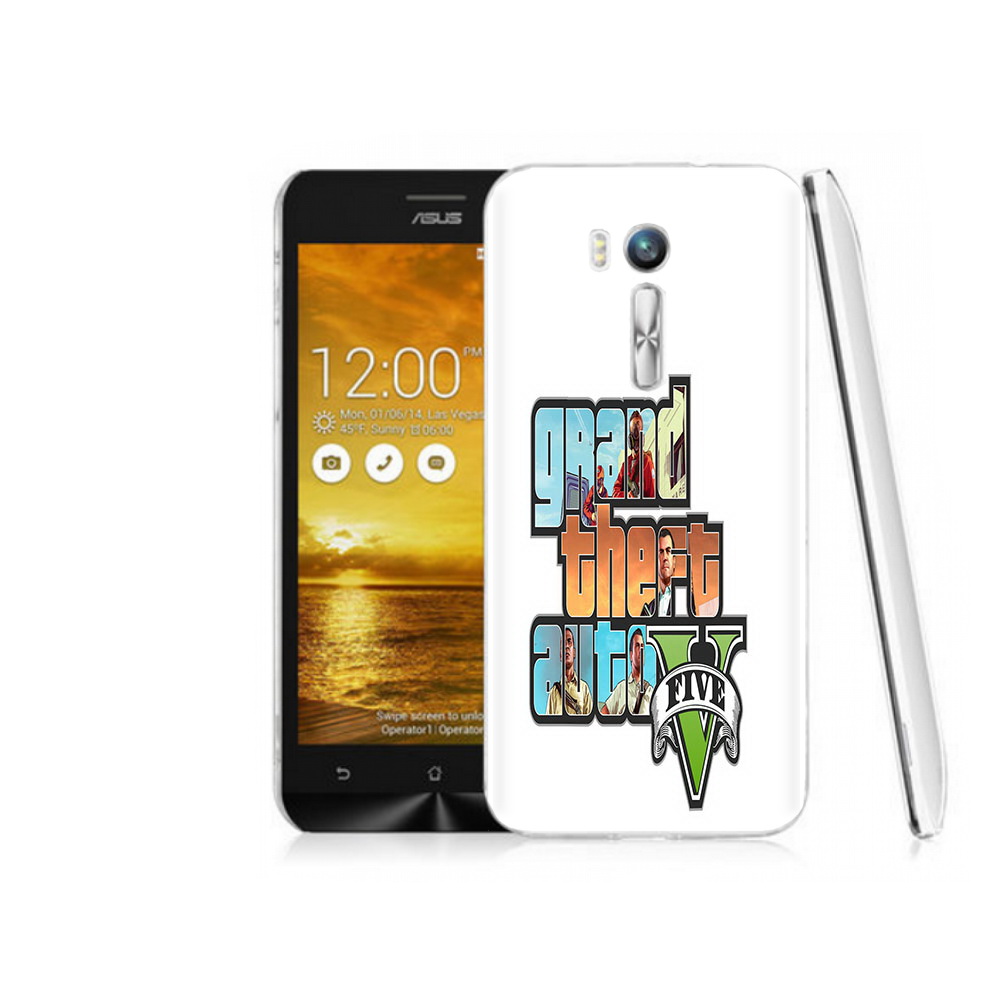 

Чехол MyPads Tocco для Asus ZenFone Go (ZB551KL) игра гта, Прозрачный, Tocco