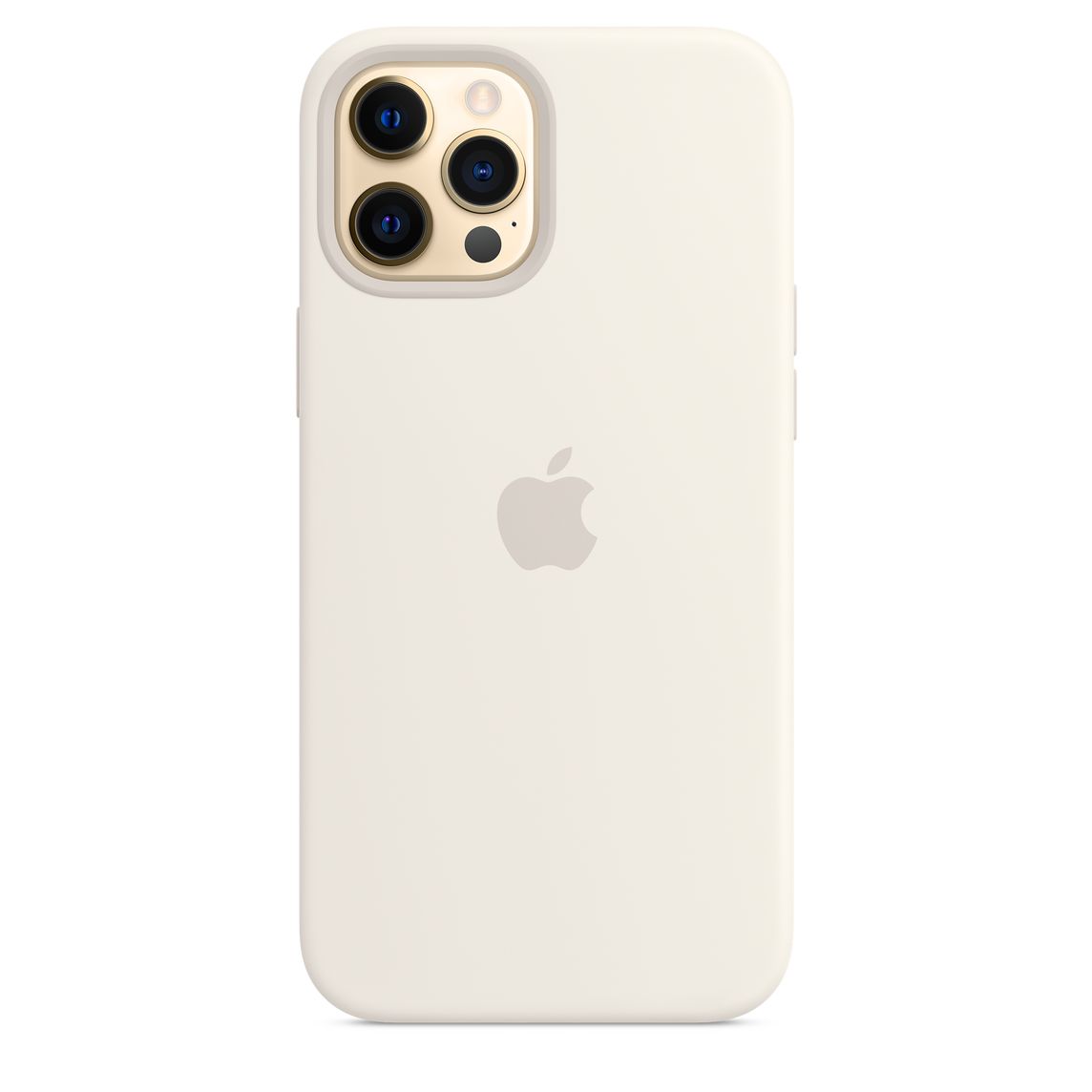 Чехол для iPhone 12/12 Pro Silicone Case (белый)