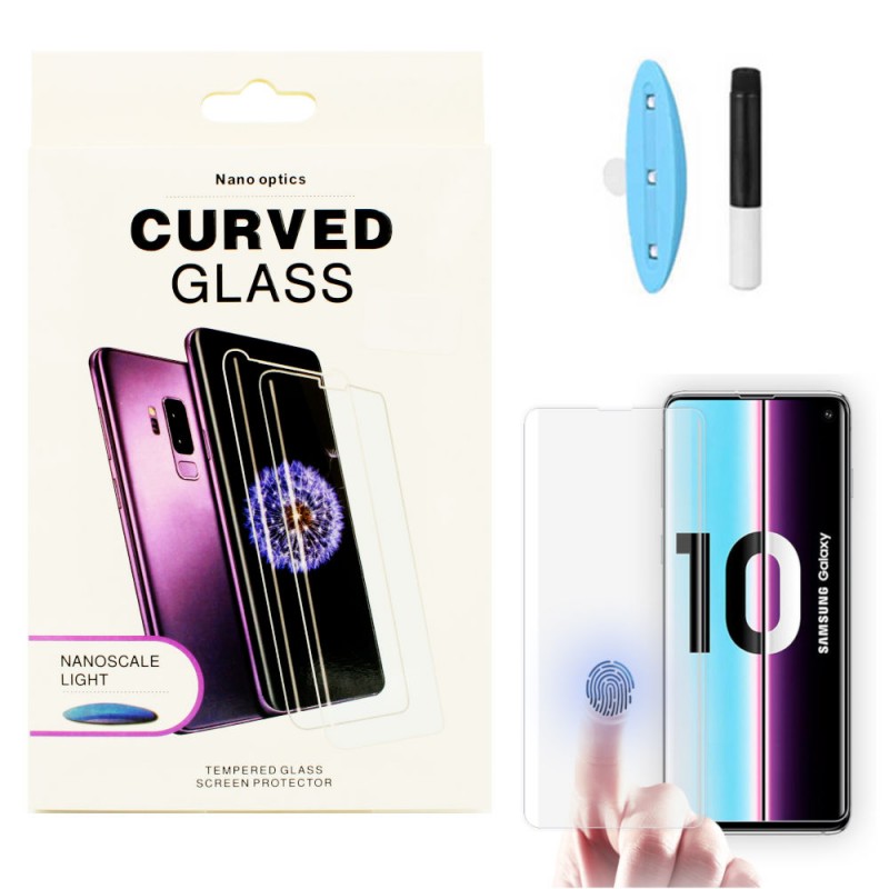 

Защитное стекло с ультрафиолетом для Samsung Galaxy S10 Plus, Galaxy S10 Plus