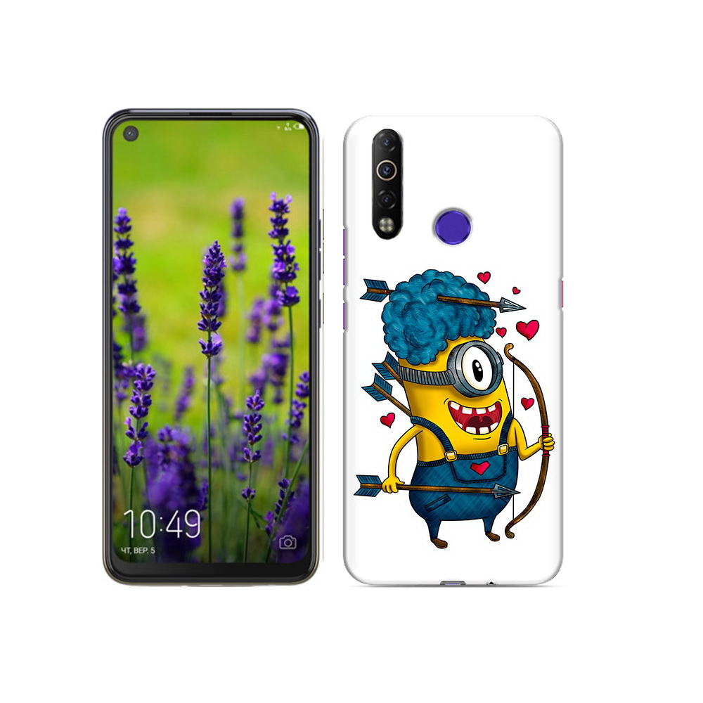 

Чехол MyPads Tocco для Tecno Camon 12 Air Миньон купидон, Прозрачный, Tocco