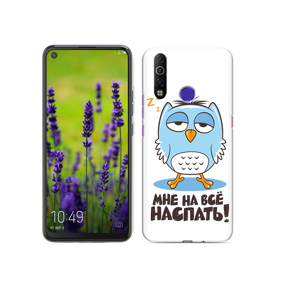 

Чехол MyPads Tocco для Tecno Camon 12 Air Мне на все наспать, Прозрачный, Tocco