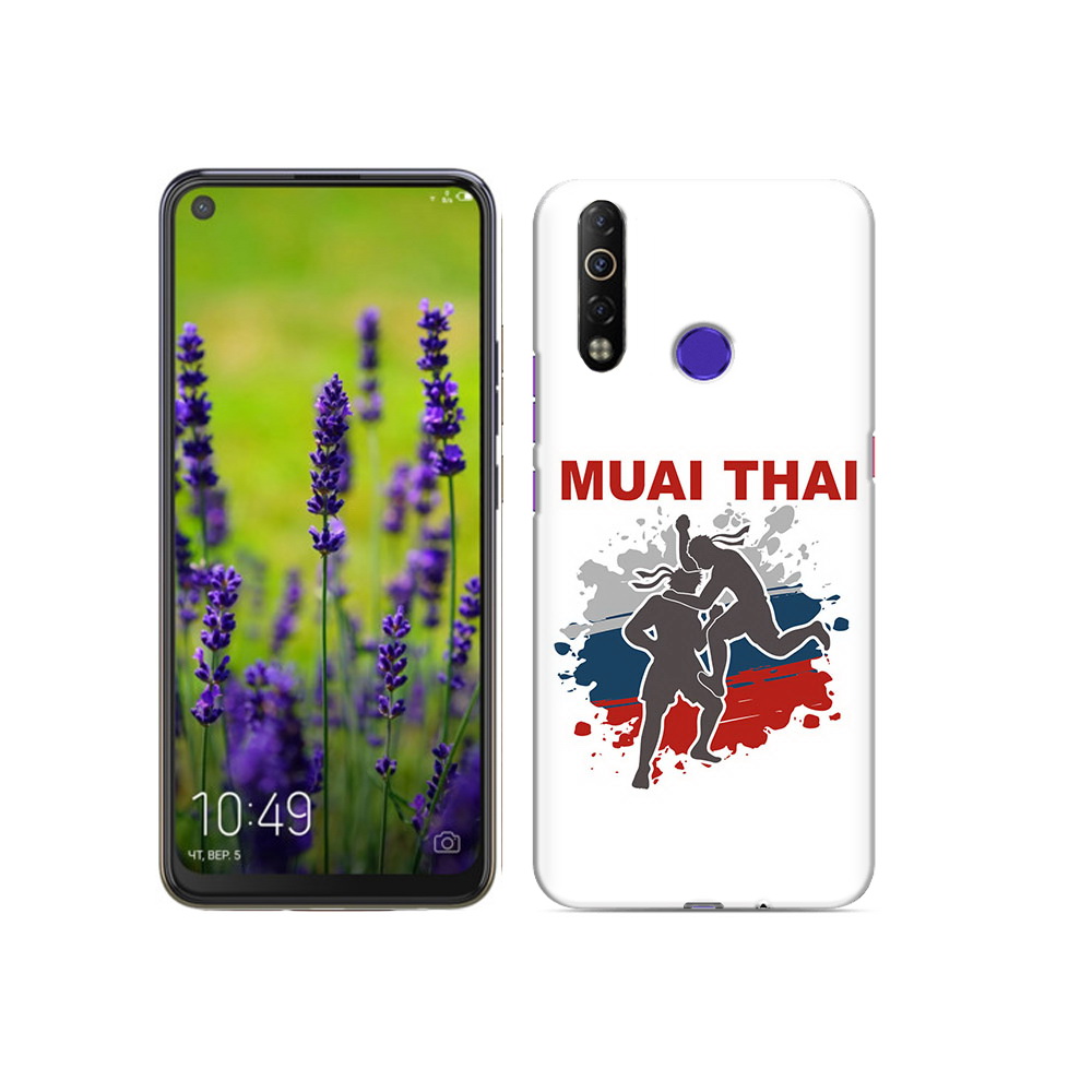 

Чехол MyPads Tocco для Tecno Camon 12 Air Муайтай, Прозрачный, Tocco