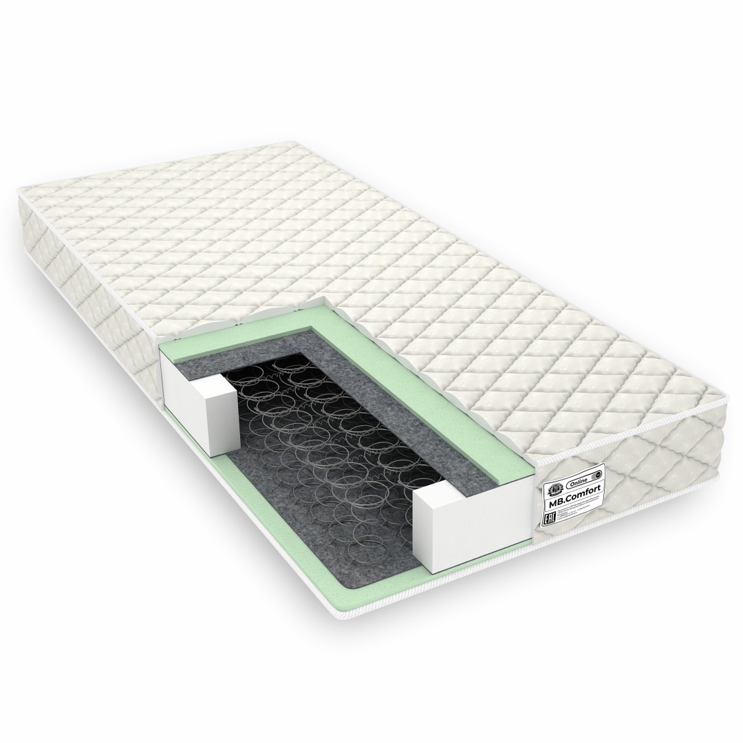 

Матрас Матрасбург MB.Comfort 90x190, Белый, MB.Comfort