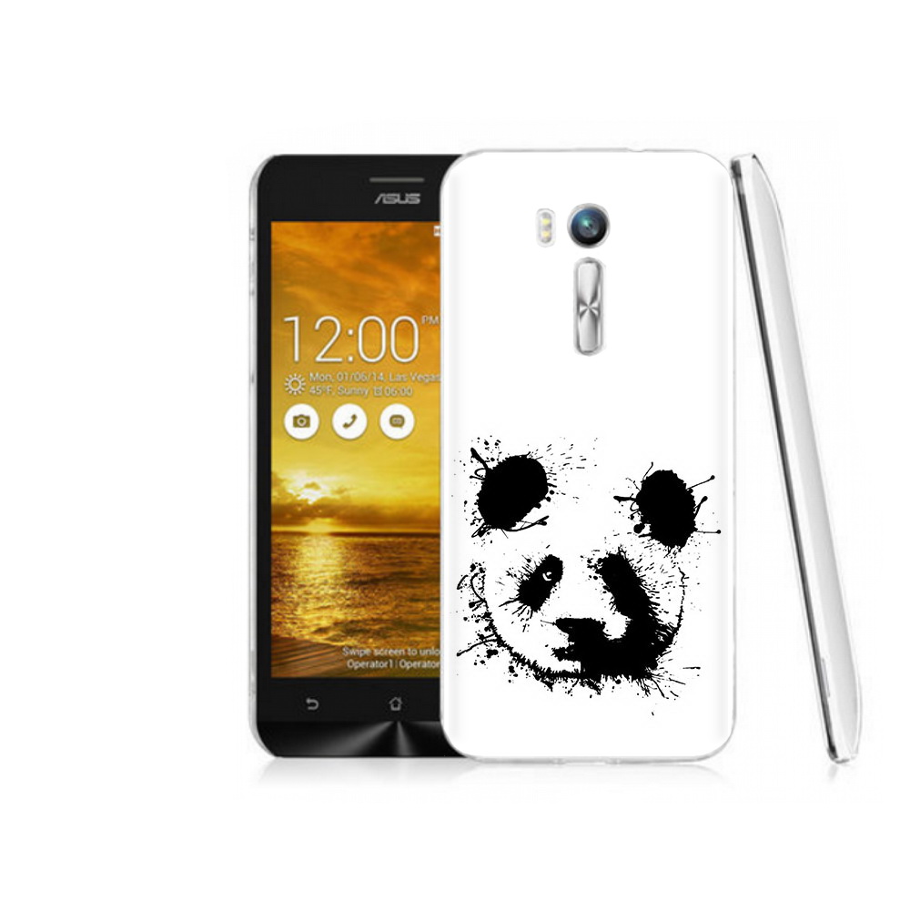 

Чехол MyPads Tocco для Asus ZenFone Go (ZB551KL) клякса-панда, Прозрачный, Tocco