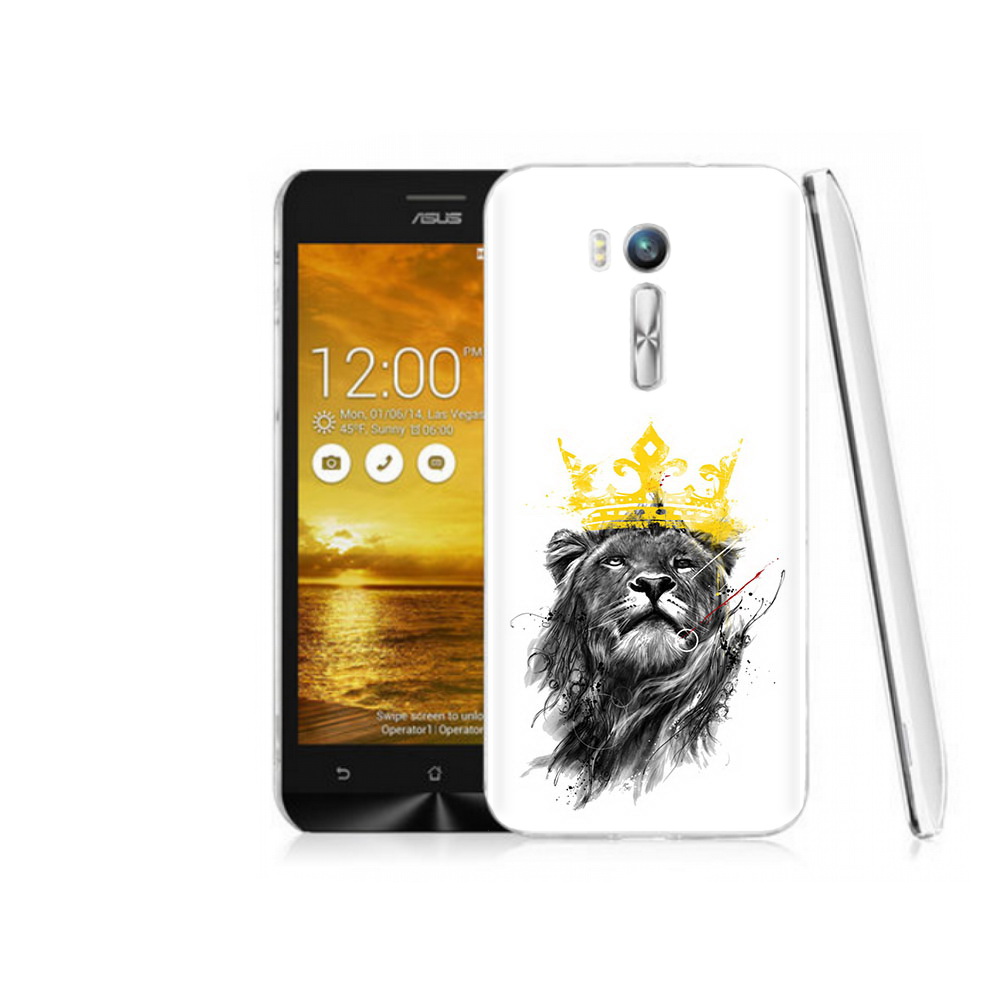

Чехол MyPads Tocco для Asus ZenFone Go (ZB551KL) король-лев, Прозрачный, Tocco