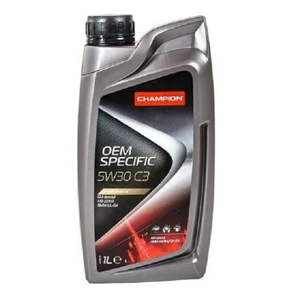 

Масло моторное CHAMPION OIL OEM SPECIFIC 5W-30 SN C2/C3 синтетическое 1 л
