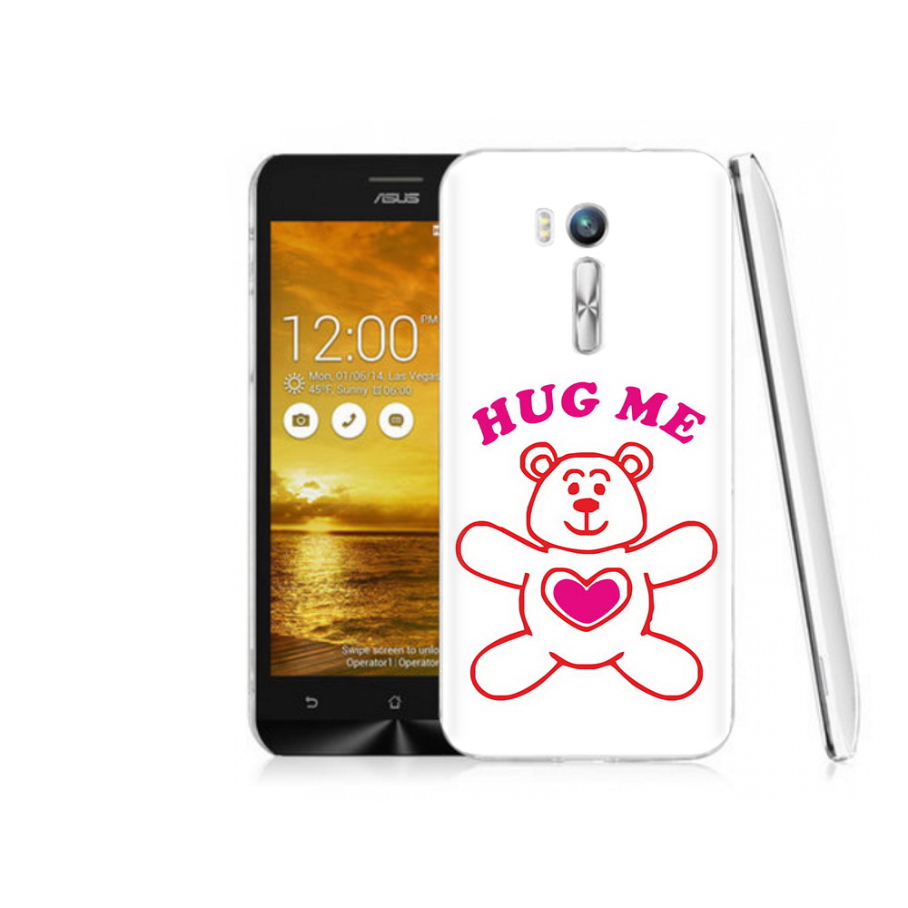 

Чехол MyPads Tocco для Asus ZenFone Go (ZB551KL) 14 февраля обними меня, Прозрачный, Tocco