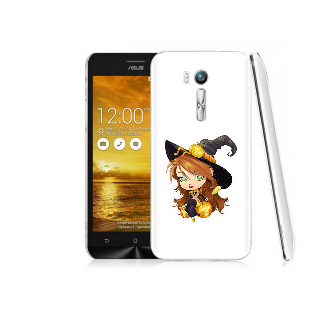 

Чехол MyPads Tocco для Asus ZenFone Go (ZB551KL) Ведьмочка, Прозрачный, Tocco