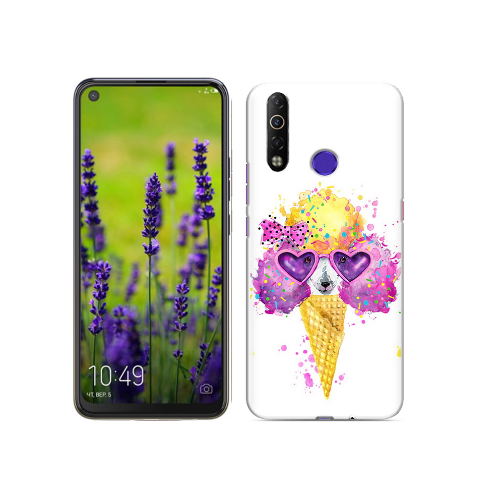 

Чехол MyPads Tocco для Tecno Camon 12 Air Рожок, Прозрачный, Tocco